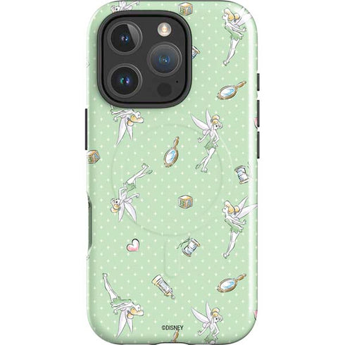 Disney Tinker Bell Trinkets Pattern iPhone 16 Pro Magsafe Impact Case
